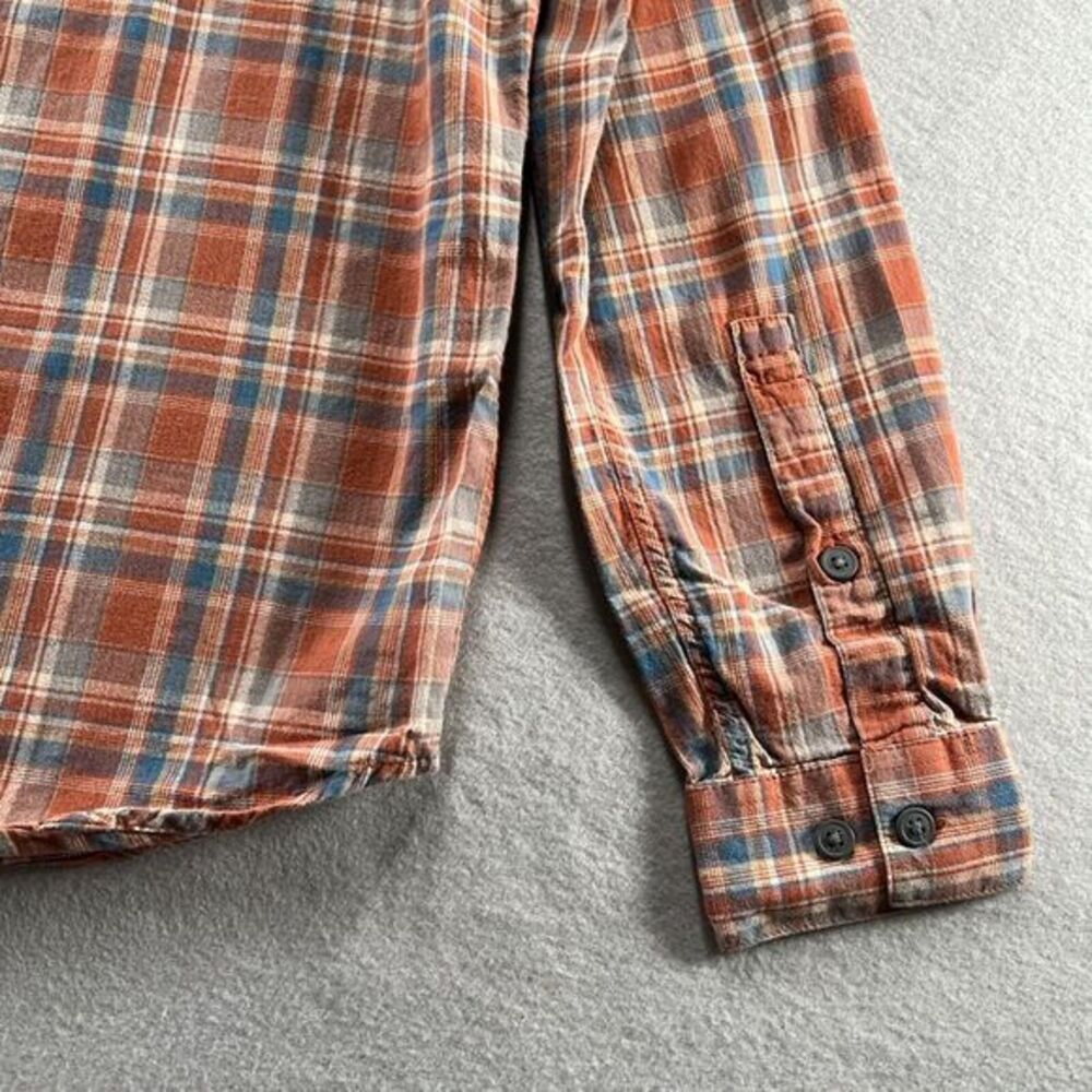 Columbia Shirt Mens Size S Brown Vapor Ridge III Hiking Fishing Brushed‎ Cotton - Picture 8 of 12